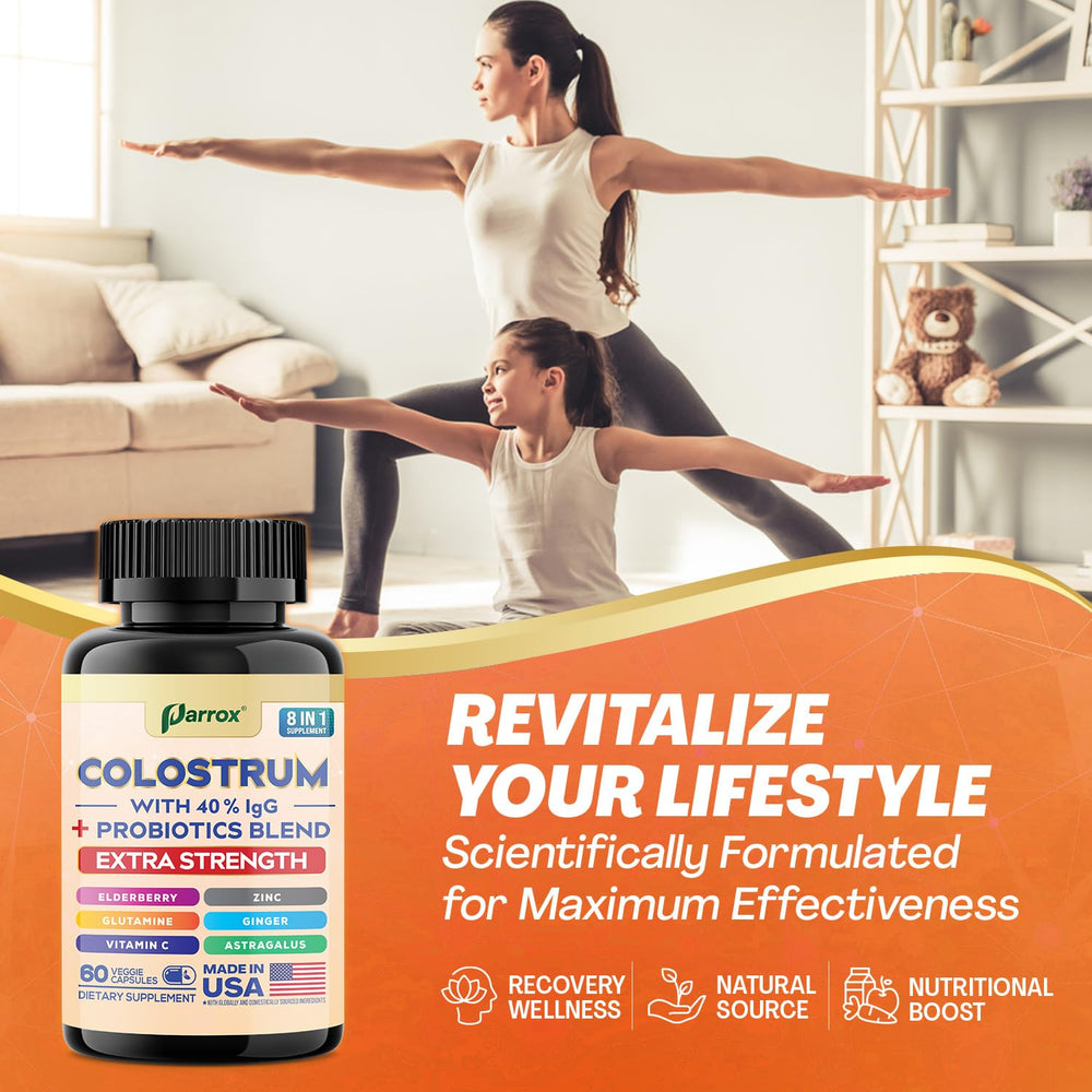 Post-workout support with Parrox bovine colostrum blend