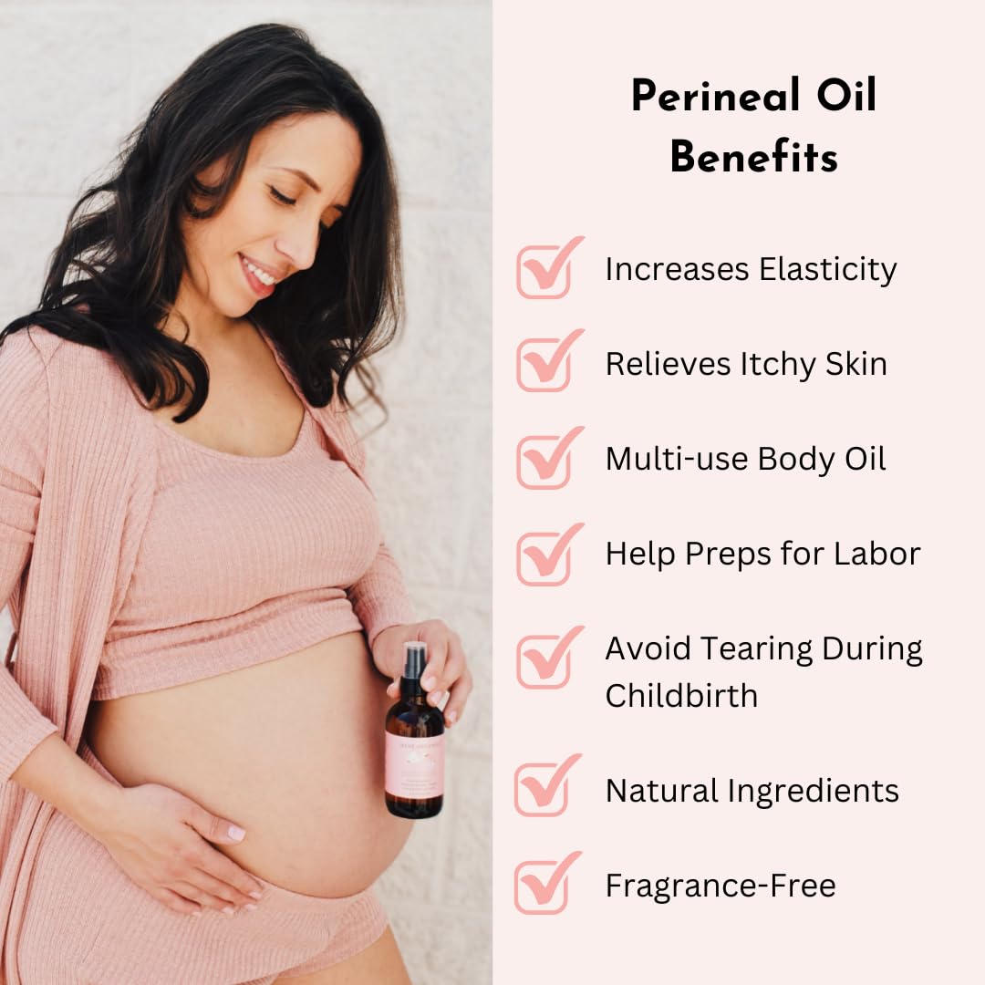Herbal postpartum perineal spray, alcohol-free.