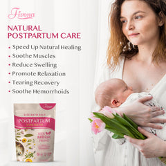Jar of Postpartum Sitz Bath Salt blend