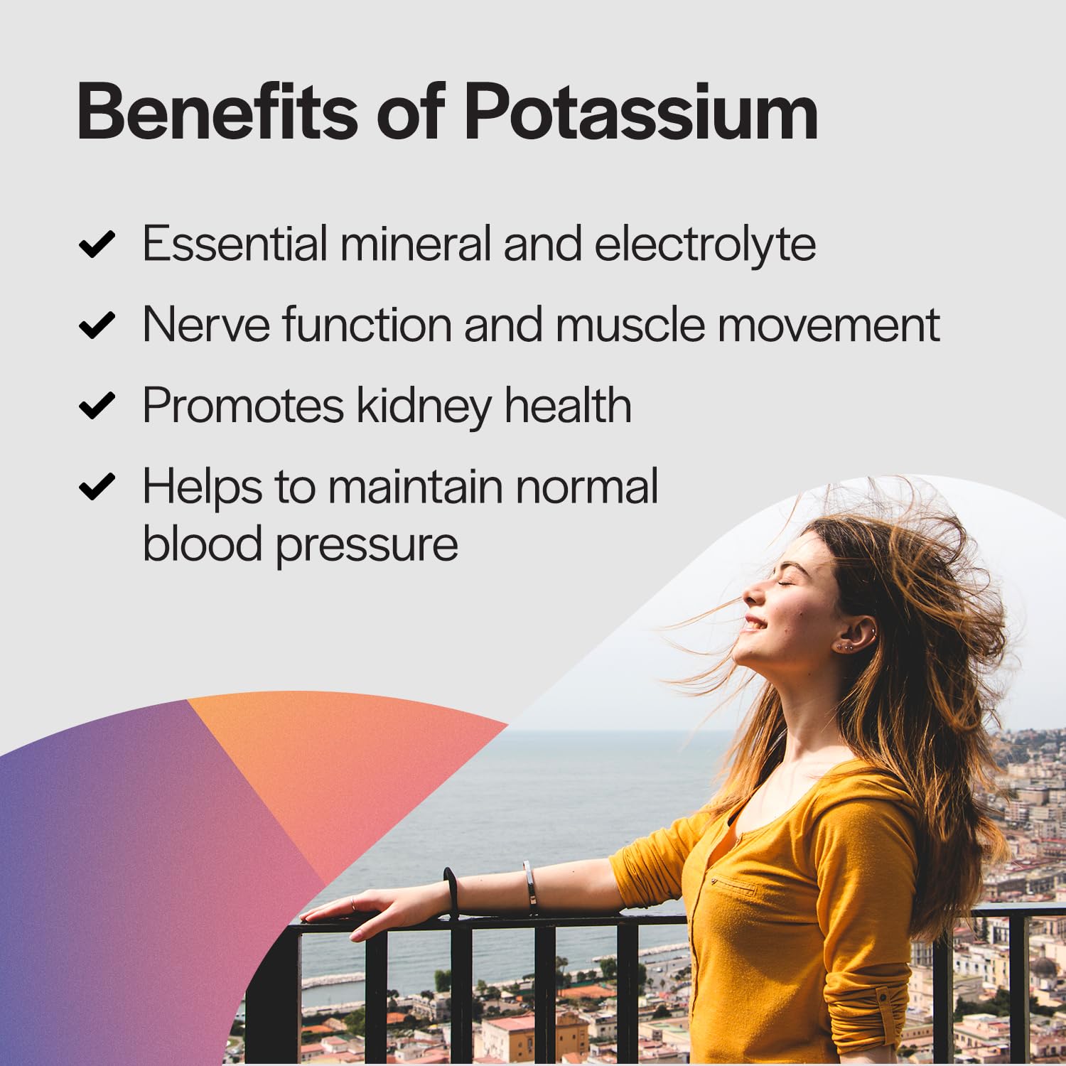 Illustration depicting heart and muscle support from potassium