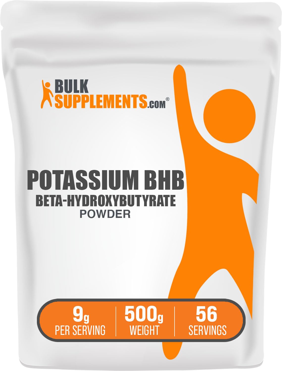 Main product image: BulkSupplements Potassium BHB Powder 500g
