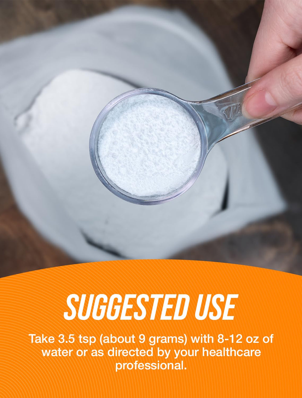 Vegan and gluten-free label on Potassium BHB Powder packaging