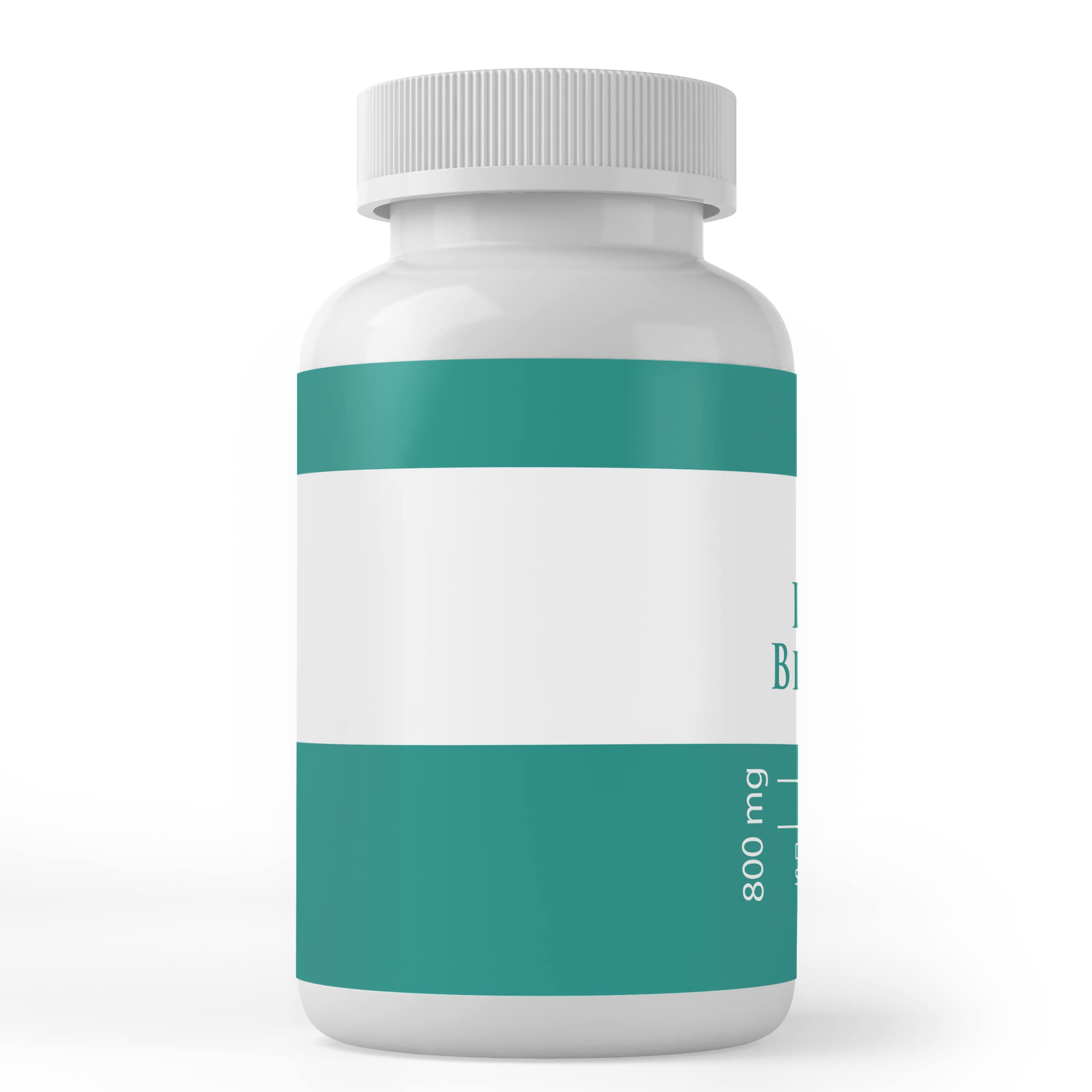 Label showing single-ingredient potassium bicarbonate capsules