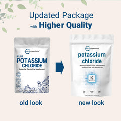 1 kg potassium chloride powder packaging