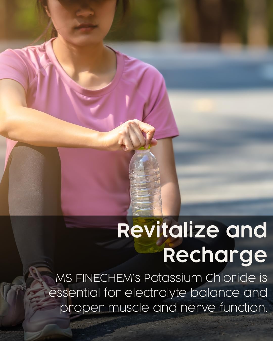 Gluten-free potassium chloride powder as salt substitute