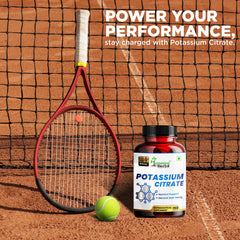 Close-up of vegan potassium citrate capsules