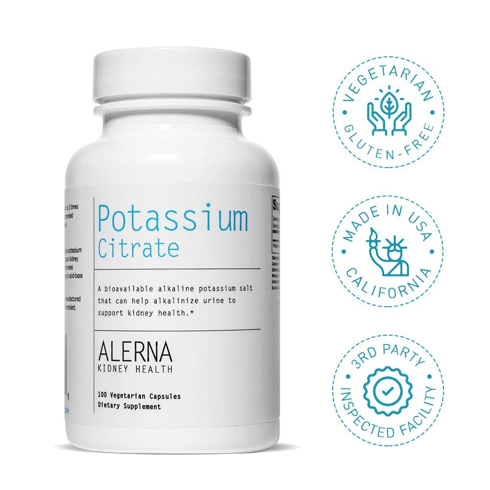 Suggested dosage image for potassium citrate 99 mg vegetarian capsules