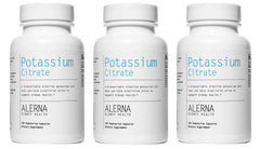 Potassium Citrate 99 mg - 3-pack vegan capsules - product hero image
