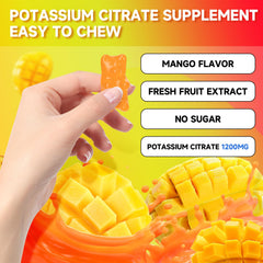 Benefits of potassium citrate gummies for muscle health and leg cramps