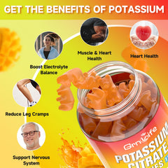 Mango flavor potassium citrate gummies