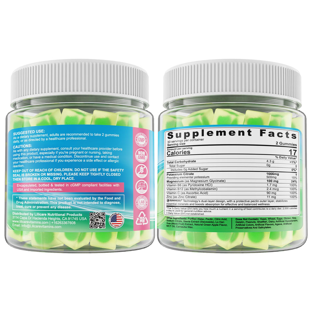 Vegan-friendly electrolyte gummies lifestyle shot