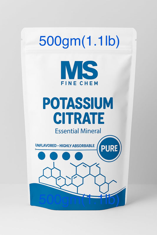 Potassium citrate powder packaging 500g
