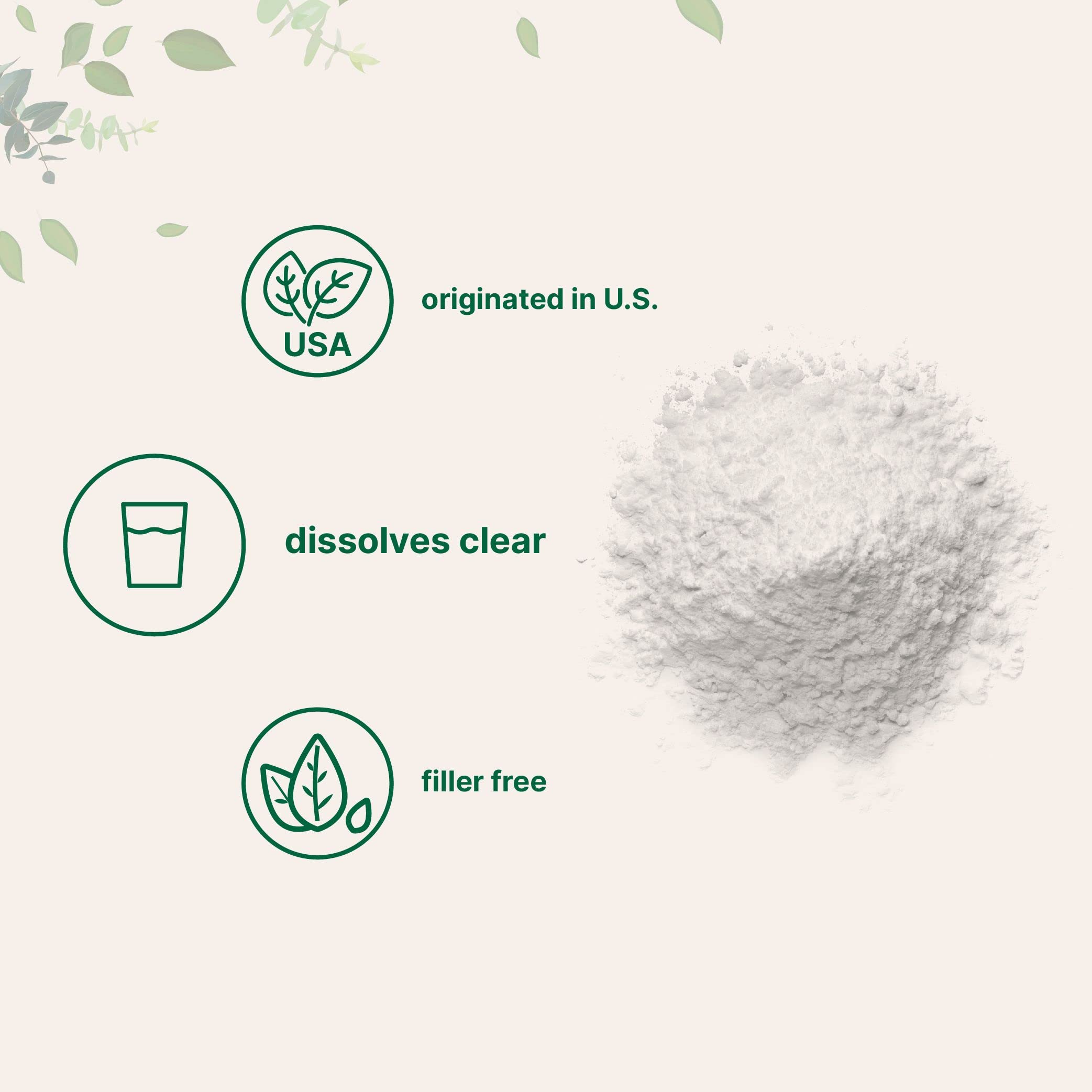 Graphic of potassium citrate powder ingredients and composition