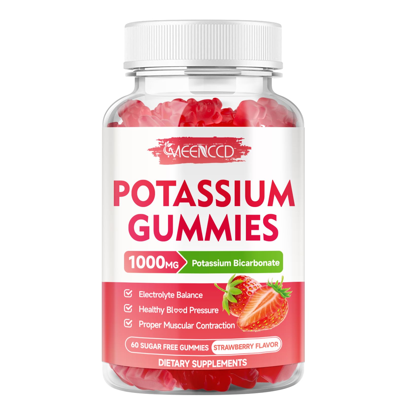 Family-friendly potassium gummies suitable for adults and kids