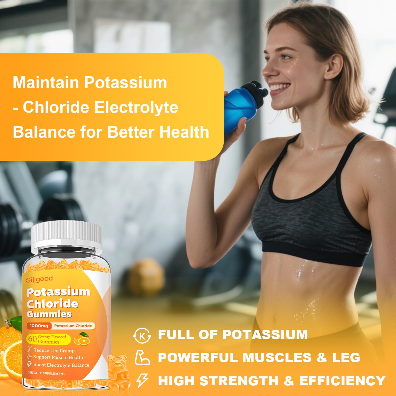 Sugar Free Potassium Gummies 2-pack packaging