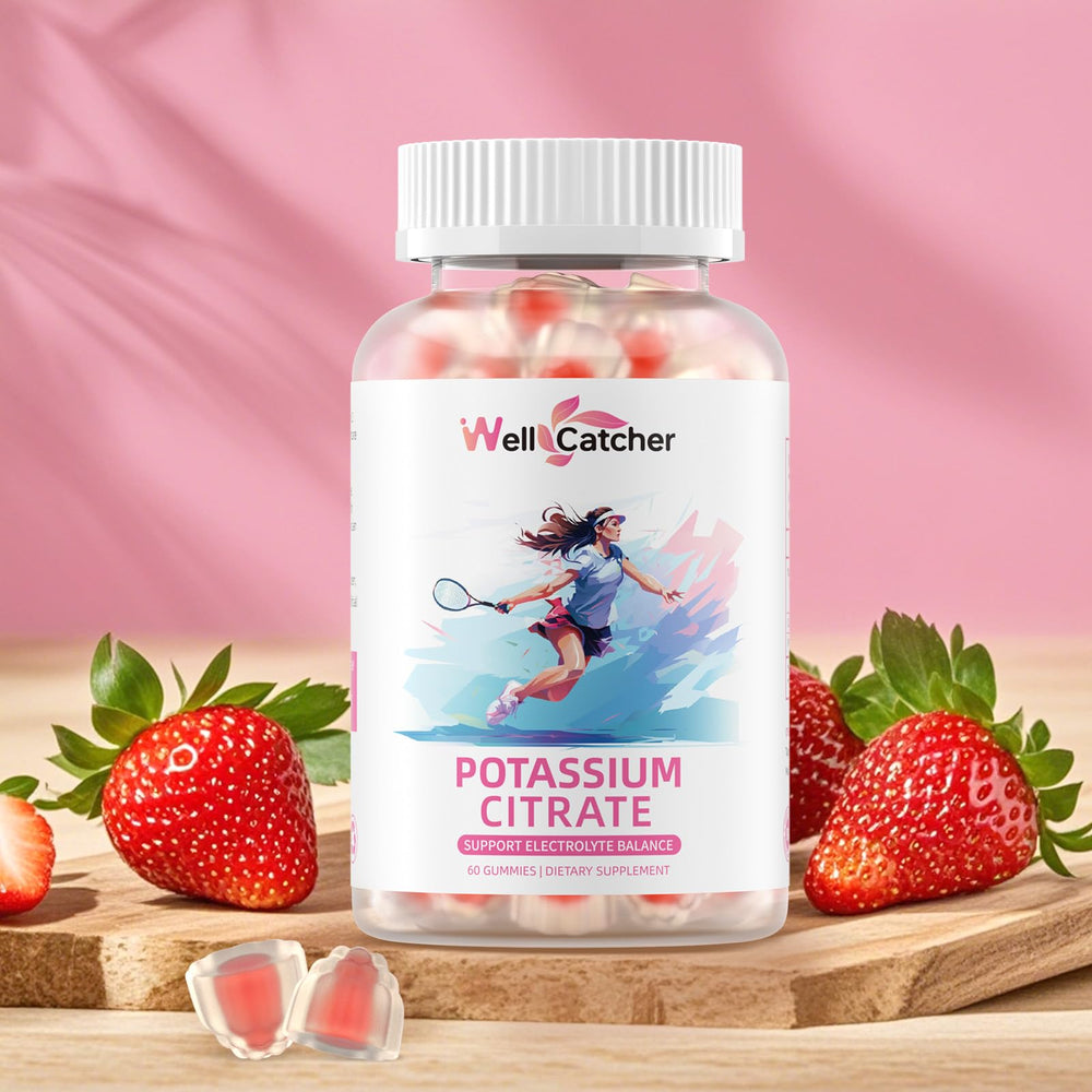 Close-up of Potassium Gummies texture