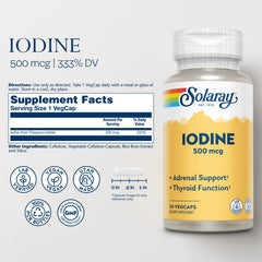 Potassium iodide-based iodine supplement