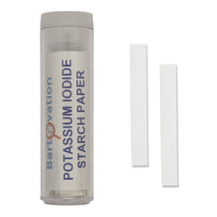 Vial containing 100 potassium iodide starch oxidizer test strips