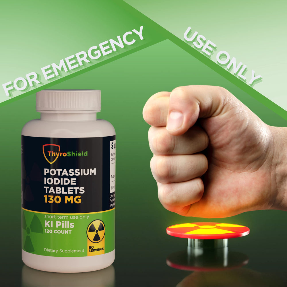 Radiation preparedness concept with potassium iodide pills