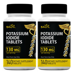 Potassium iodide tablets 130 mg in a bottle