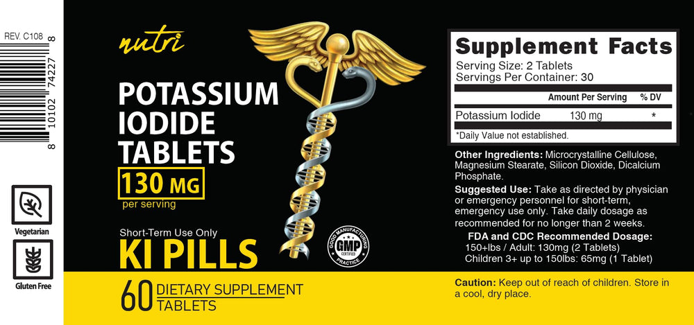 Expiration date range 2024–2035 on KI tablets