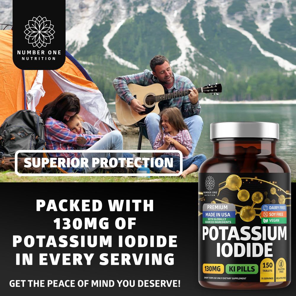 Serving size panel showing 130 mg per serving