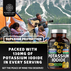 Serving size panel showing 130 mg per serving