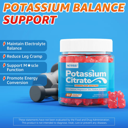 Ingredients list showing potassium, magnesium, calcium, zinc, B6, and B12