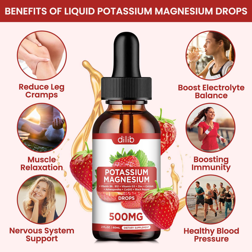Strawberry flavor liquid drops bottle illustration