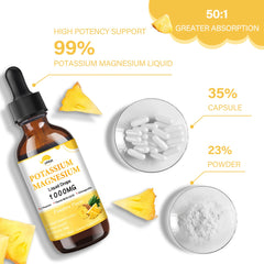 Bottle label showing 1000mg magnesium per serving