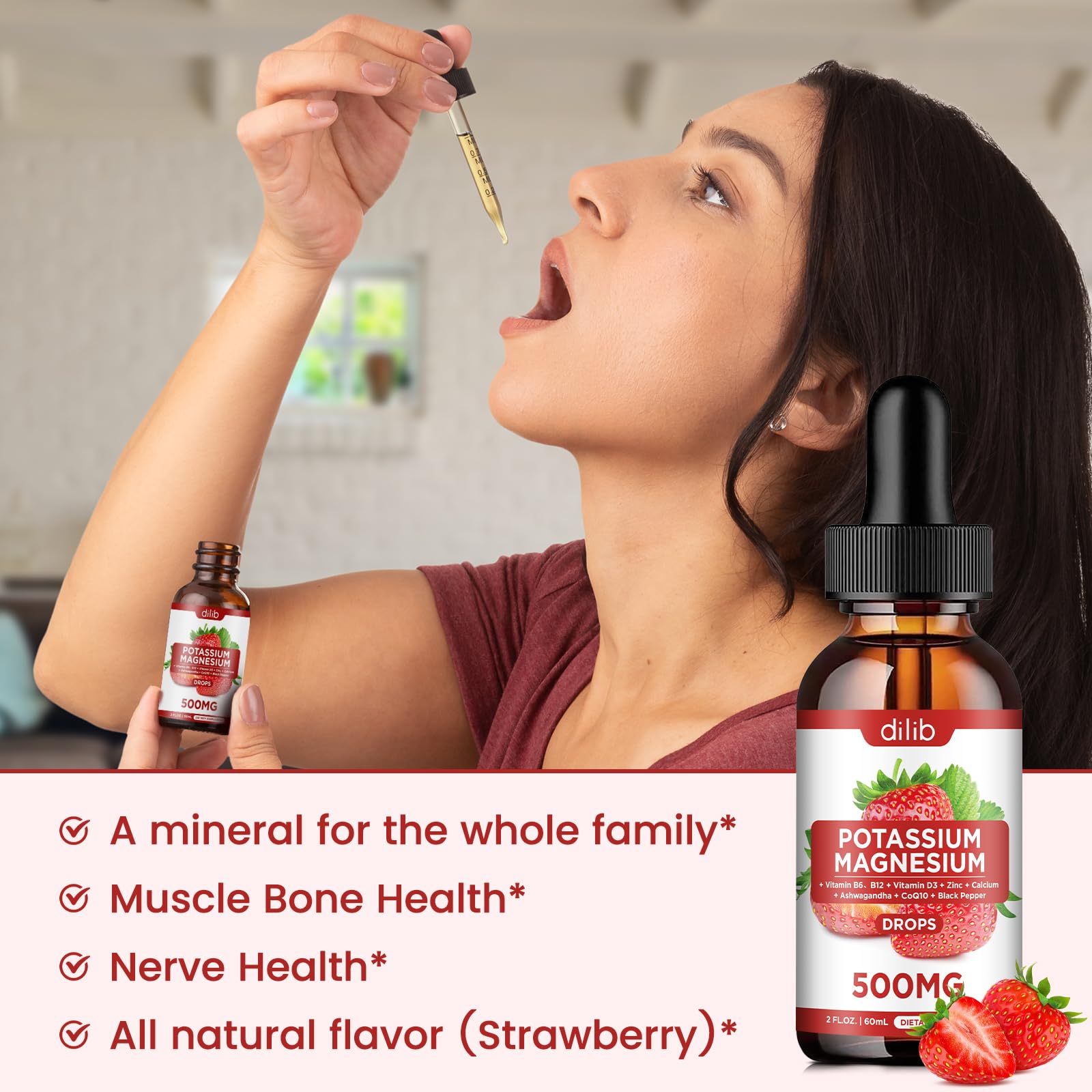 Vegan, non-GMO strawberry flavor label and packaging