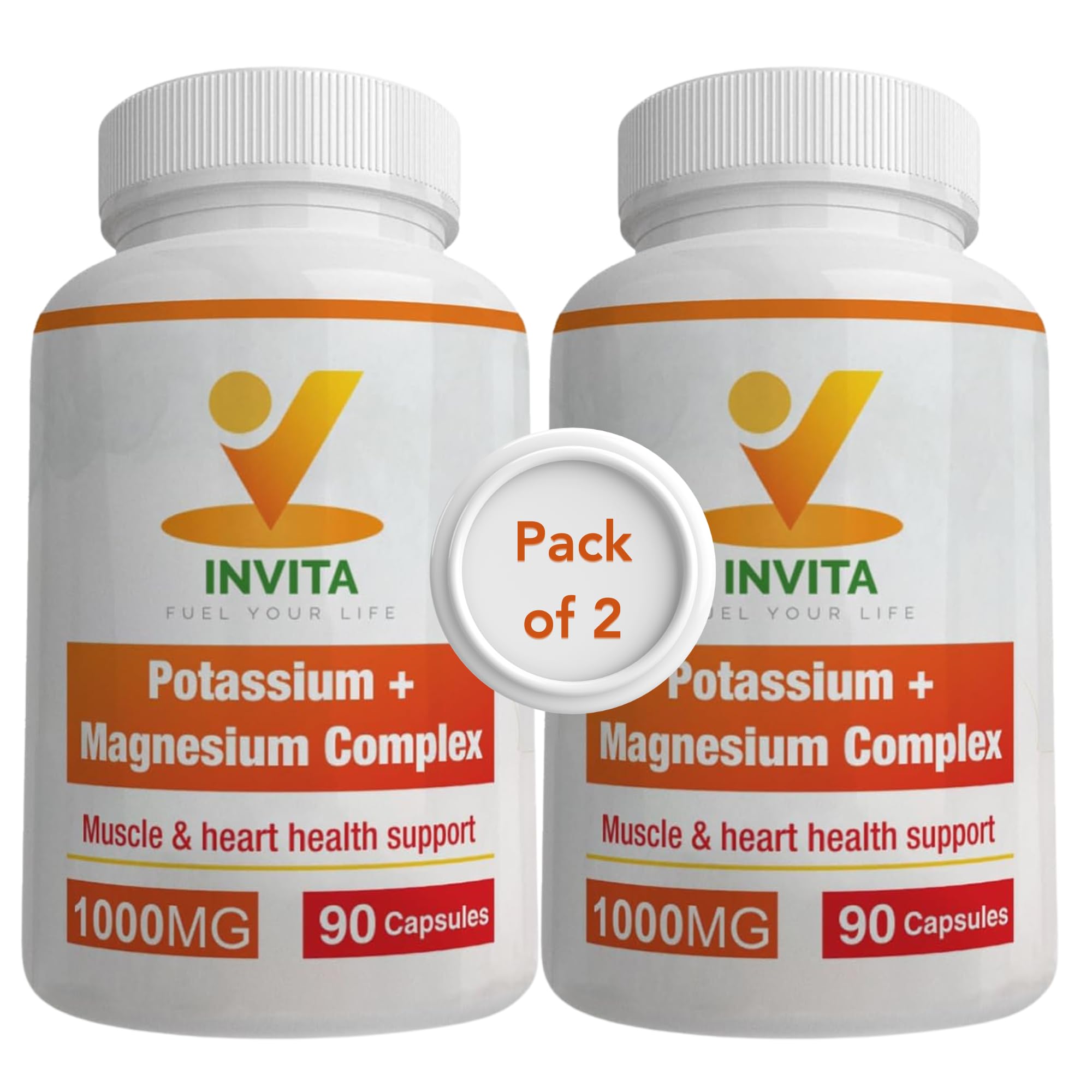 Potassium Magnesium Complex 1000 mg bottle label front