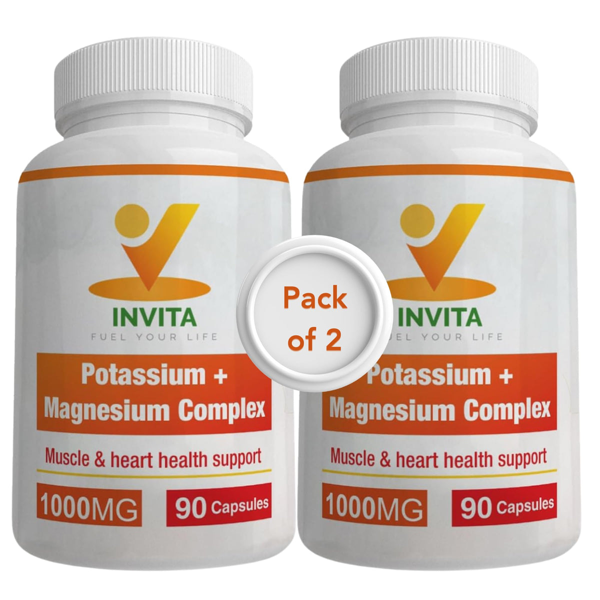 Potassium Magnesium Complex 1000 mg bottle label front
