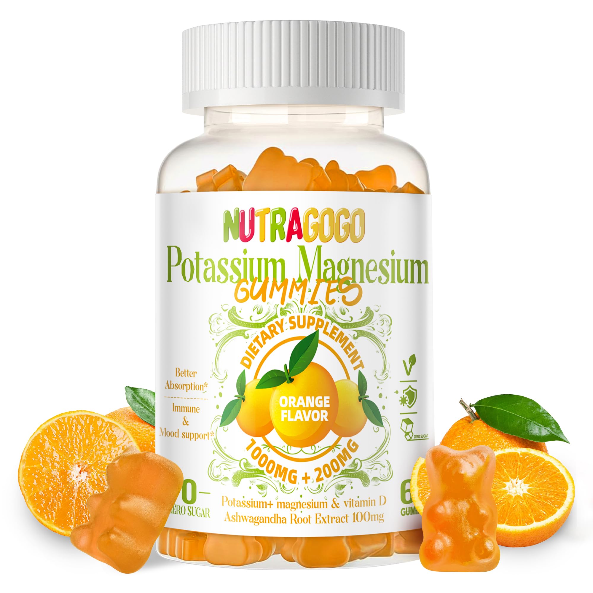 Potassium Magnesium Gummies with Ashwagandha