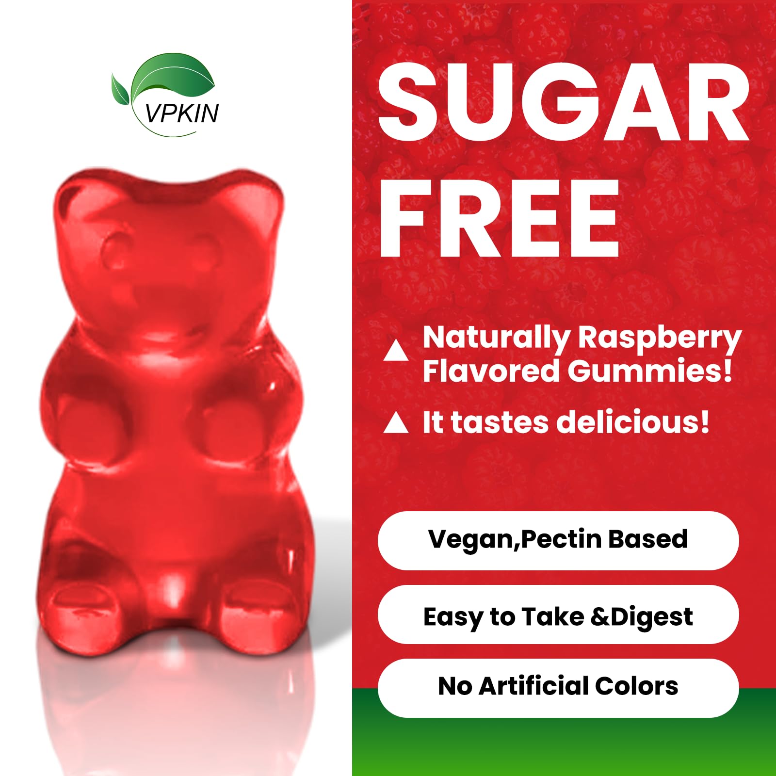 Sugar-free gummies made with xylitol