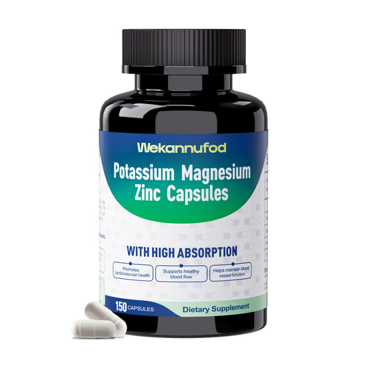 Potassium Magnesium Supplement bottle front label