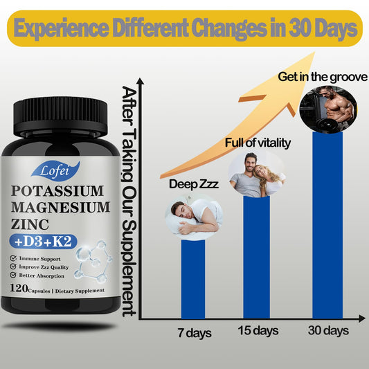 Close-up of vegan capsules showing the 5-in-1 formula
