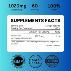 Packaging label highlighting electrolyte balance and bone health benefits