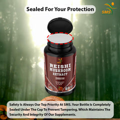 Supplement bottle and dosage details for Ganoderma Lucidum