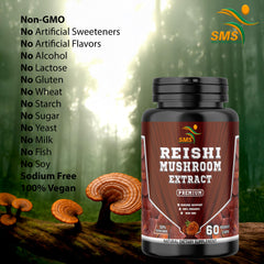 Ganoderma Lucidum 15:1 extract bottle with label