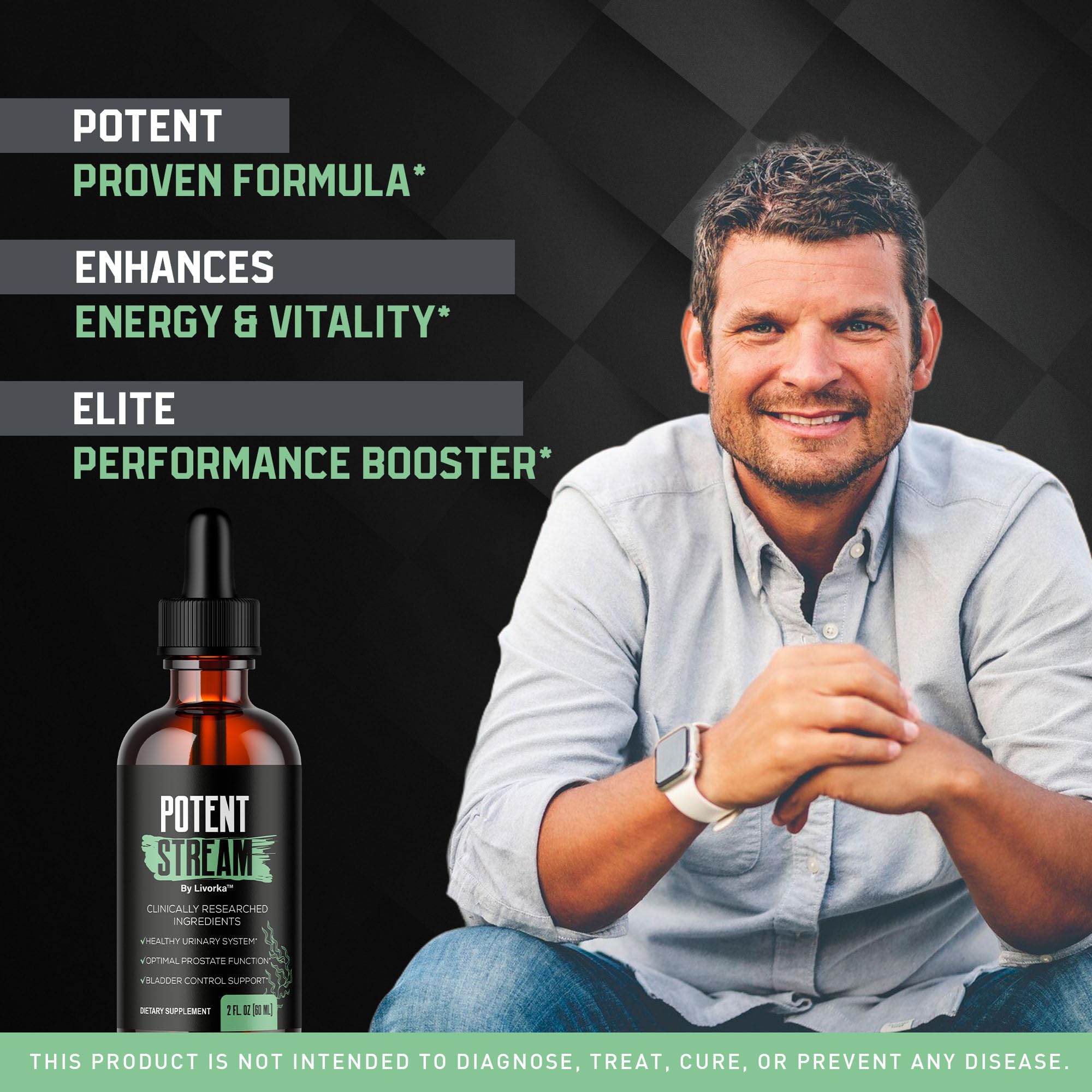Potent Stream Drops packaging display