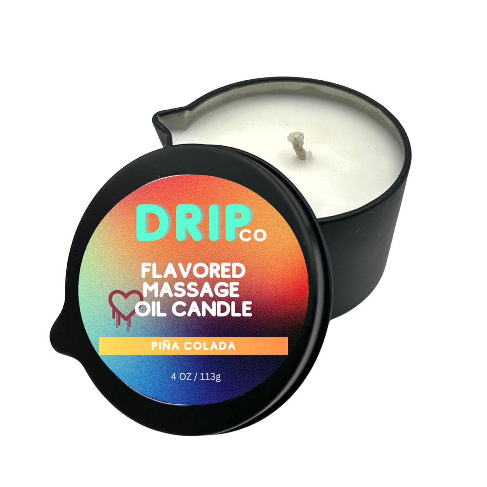 Pour Drip Massage Candle Pina Colada - front view