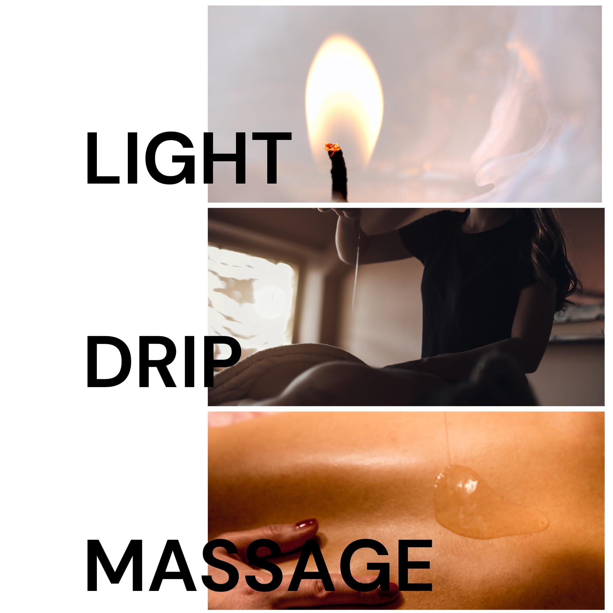 Coconut wax blend and ingredients in the candle
