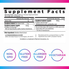 Unflavored powder mixes easily into water or smoothies