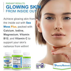 Power By Naturals Sea Moss Plus bladderwrack and burdock root blend