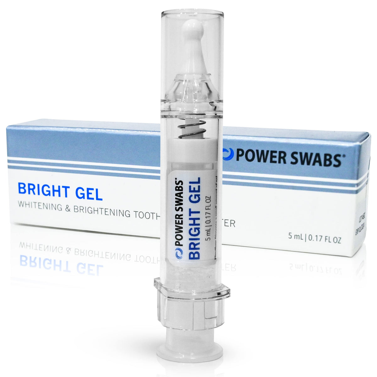 Power Swabs Bright Gel tube with packaging