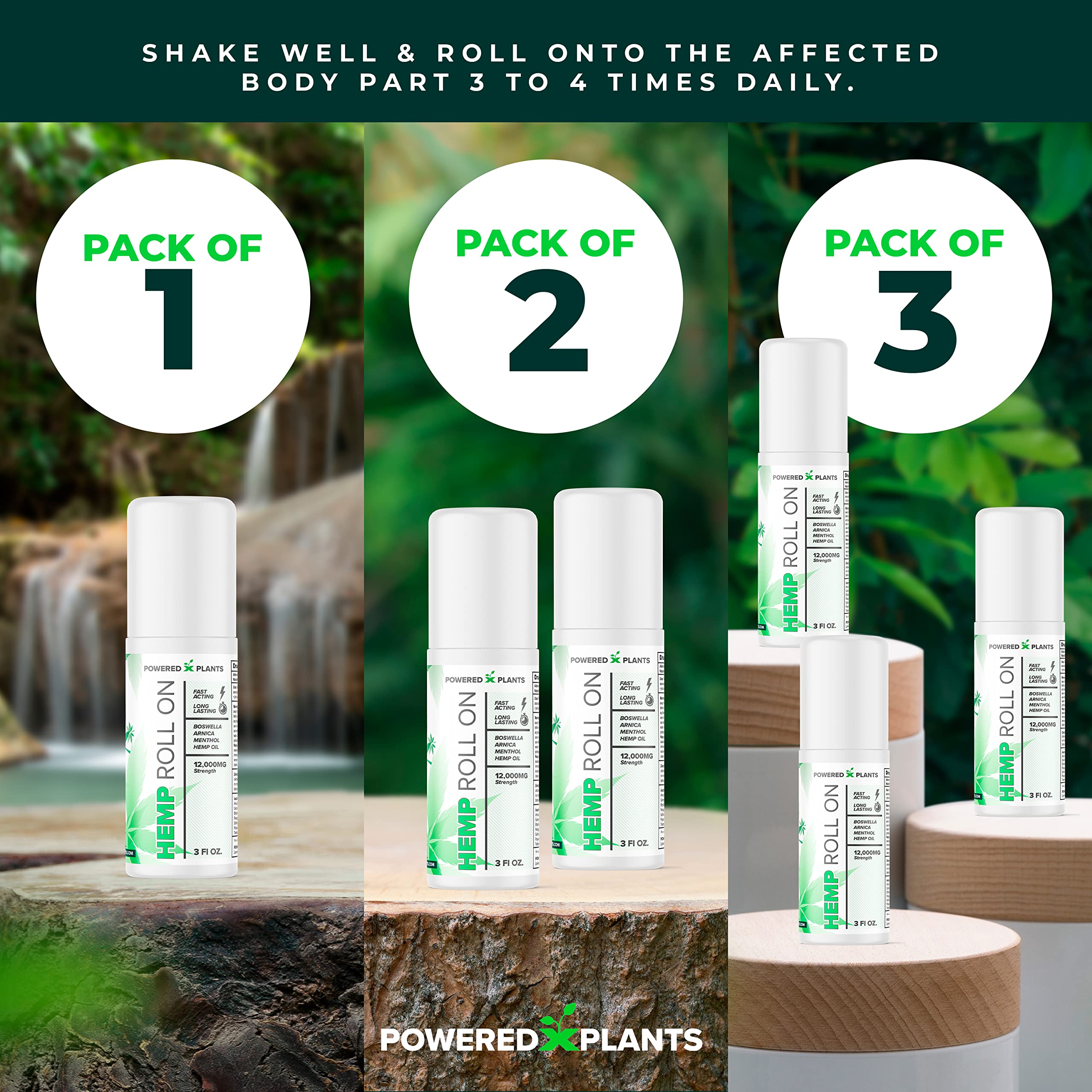 Mess-free roll-on design with easy applicator