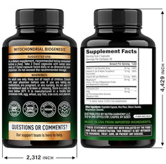 PQQ 40 mg with CoQ10 bottle label