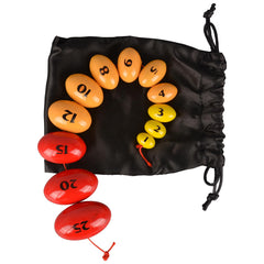 Beads made from beech wood for Prader Orchidometer