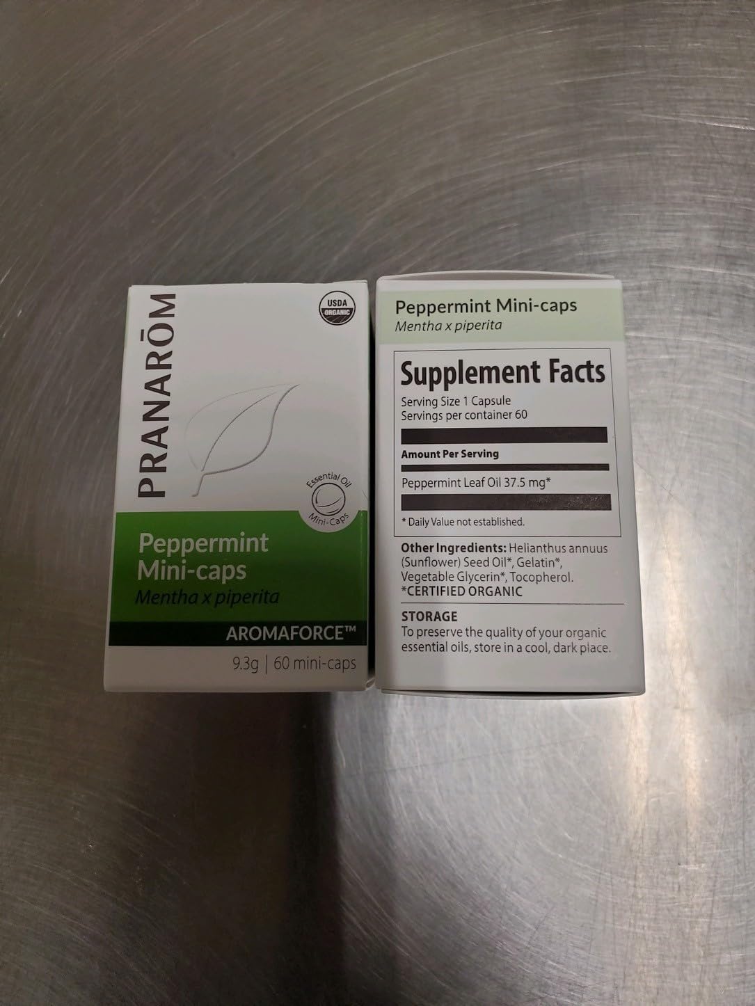 Concept illustrating digestive support with Peppermint Mini-Caps